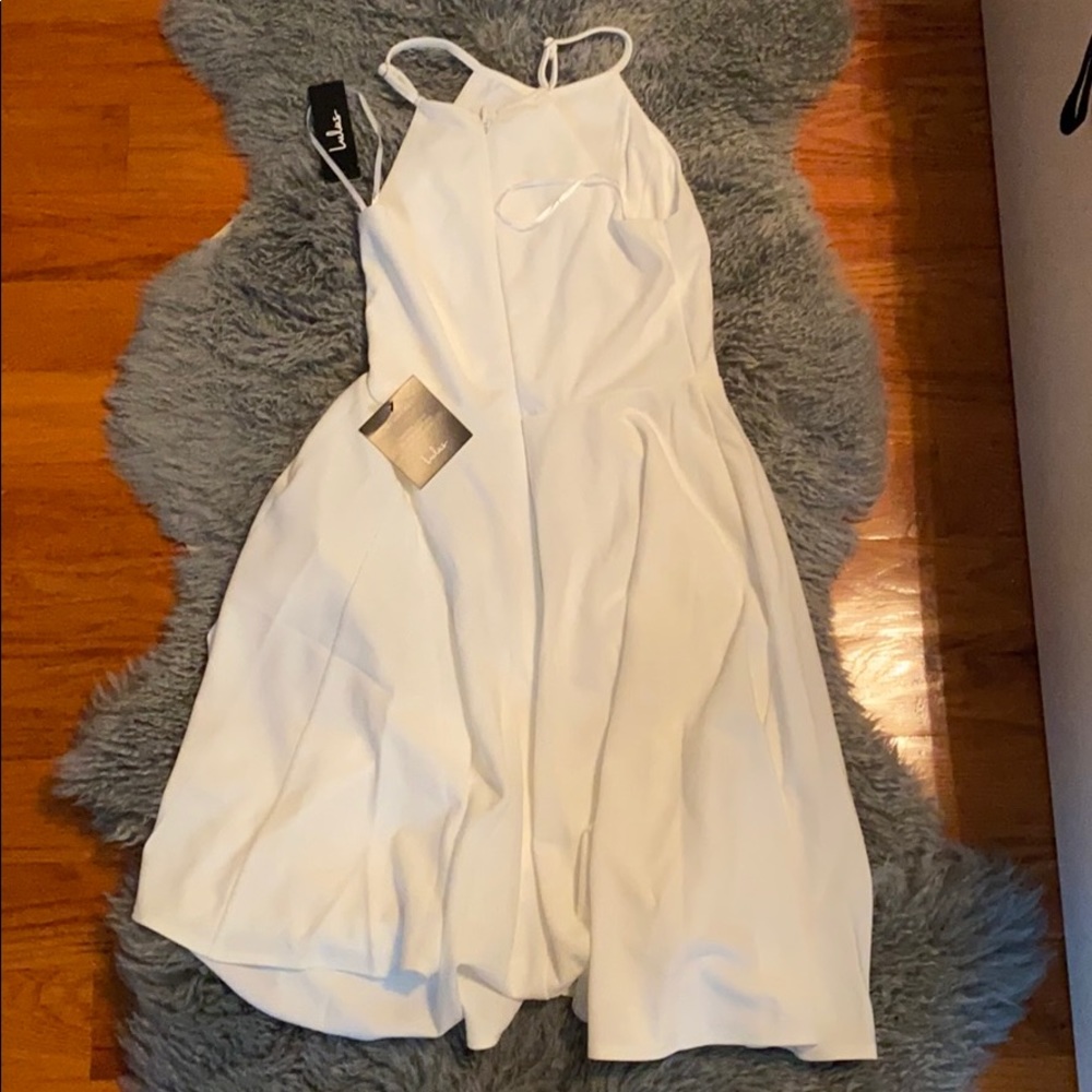 ✨ NWT! Lulu’s White Party Dress - Picture 4 of 5